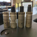 ITT/Cannon Model EP-4 Male cable mount 4 pole connectors - Lot of 4