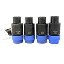 Neutrik NL8FC 8 Pole Cable Mount Connectors - Lot of 4