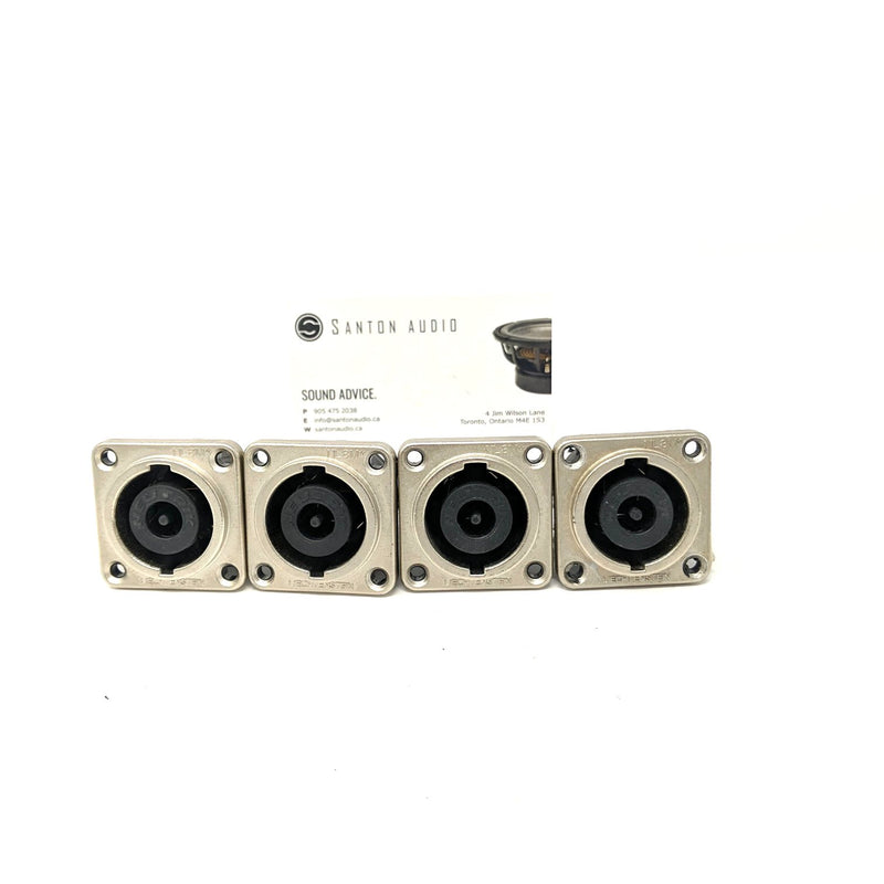 Neutrik NL-8MPR Chassis mount 8 pole connector - Lot of 4