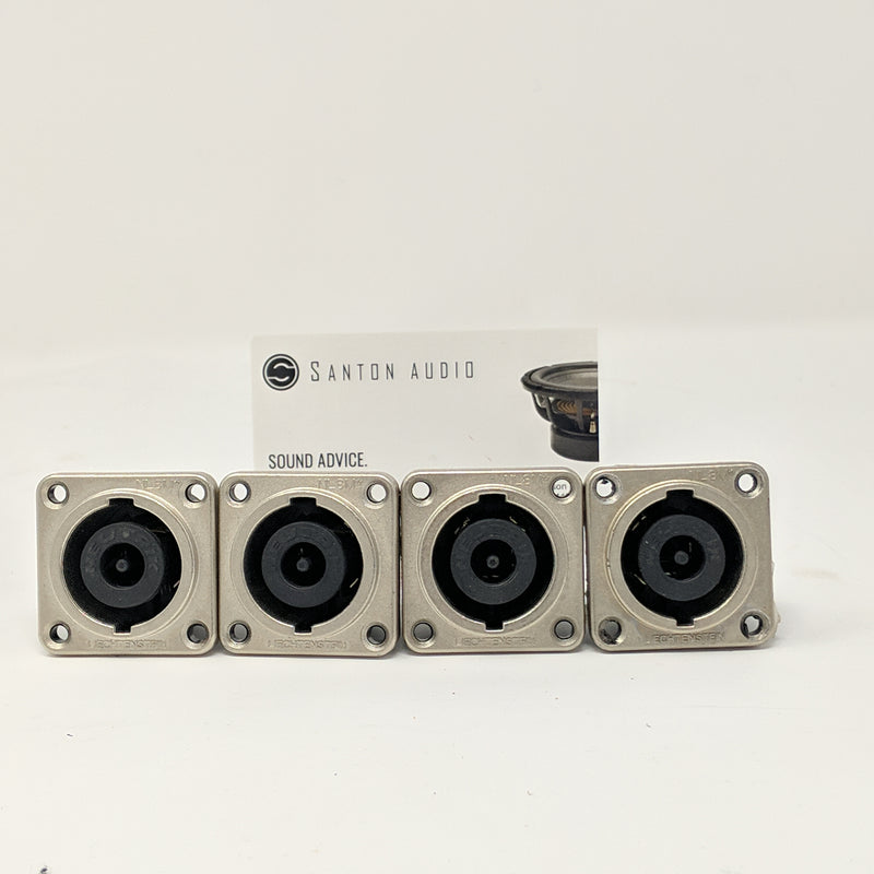 Neutrik NL-8MPR Chassis mount 8 pole connector - Lot of 4