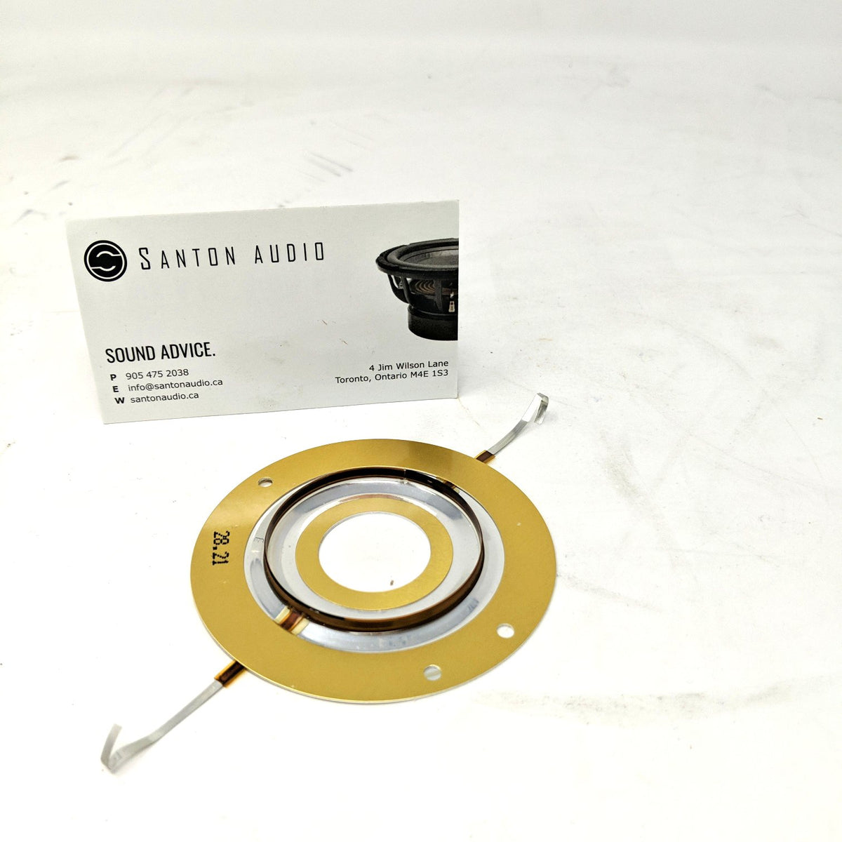 Whoasyst Práctico Diafragma De Audio Para Controlador De Bocina 2404h