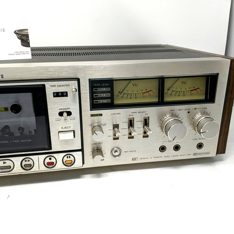 Sony TC-K7 II Stereo Cassette Deck (Tested / Working!)