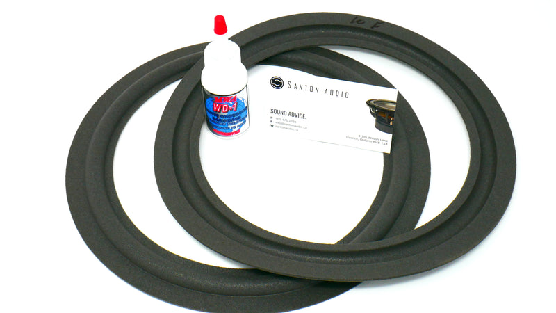 10" Flat Attach Foam Surround Kit                                            -