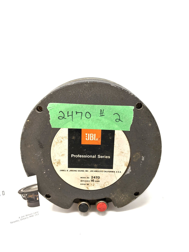 JBL 2470 16 Ohm Vintage Compression Driver (