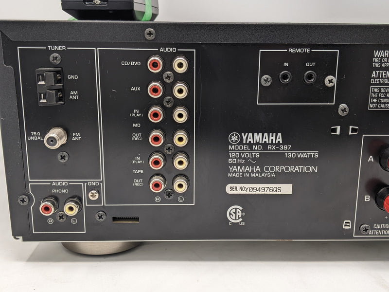 Yamaha RX 397 Receiver -